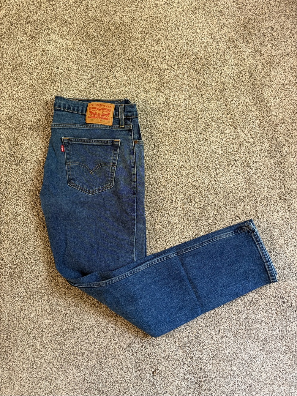 Levi's 511 Slim Fit Medium Wash Stretch Denim Jeans Men's Size 34x32